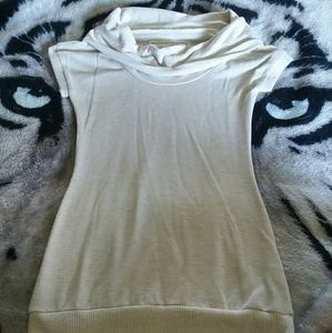 NWOT Poof Cowl Neck Tunic Top